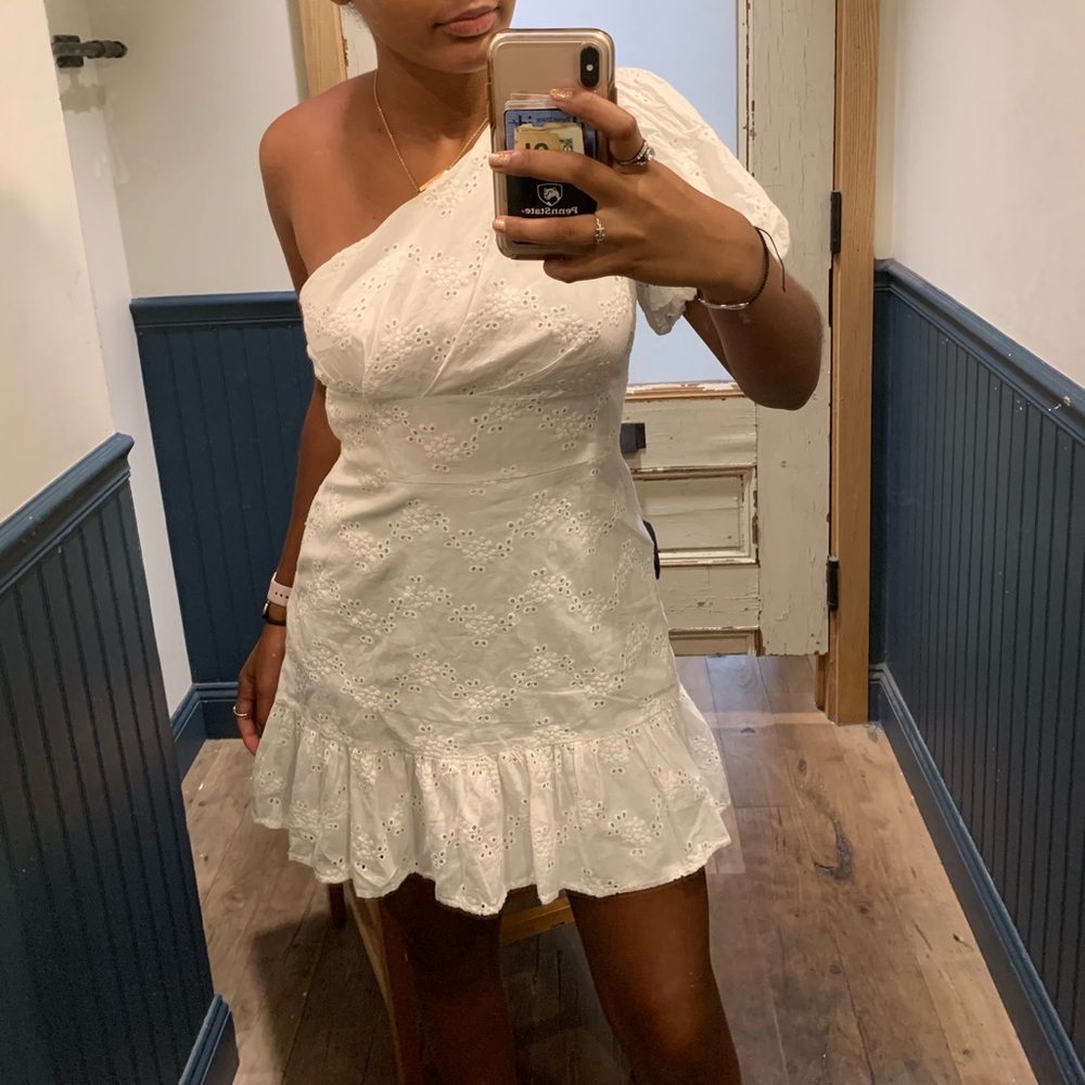 Urban Outfitters White Eyelet Dress
